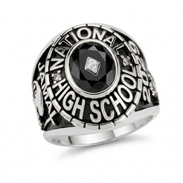 Commemorator Large 10K White Gold