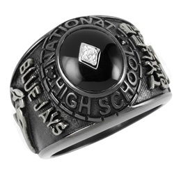 Commemorator Large Obsidian Dual Metal