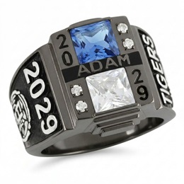 Courage Large Obsidian Dual Metal