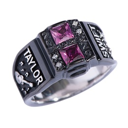 Courage Small Obsidian Dual Metal