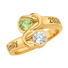 Duet 10K Yellow Gold