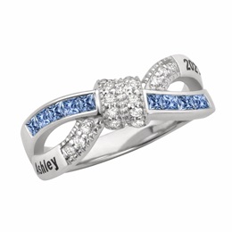 Eternity 10K White Gold