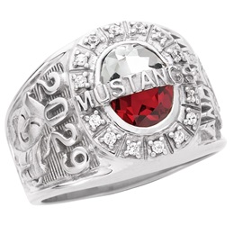 Force Large 14K White Gold