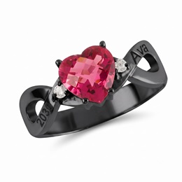 Infinity Heart Obsidian