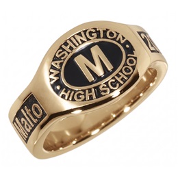 Monarch Large 10K Yellow Gold